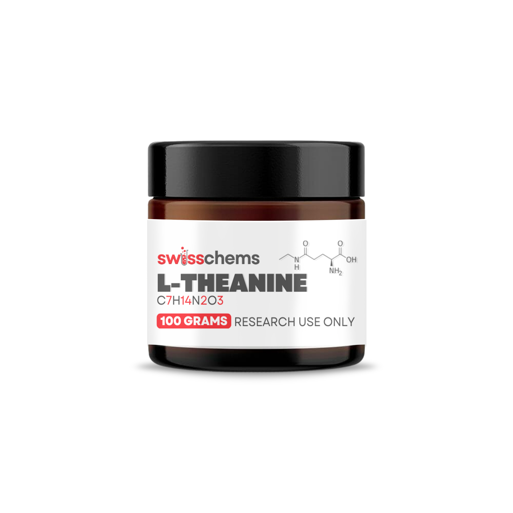 SwissChems L-Theanine Amino Acid Supplement Powder 100g